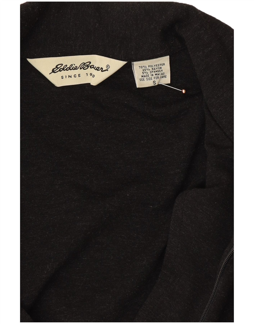 EDDIE BAUER Vestido largo extragrande de manga larga para mujer UK 10 Small Grey