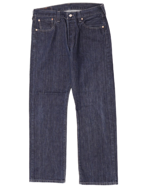 Levi's Vaqueros rectos 501 para hombre W36 L30 Algodón azul marino