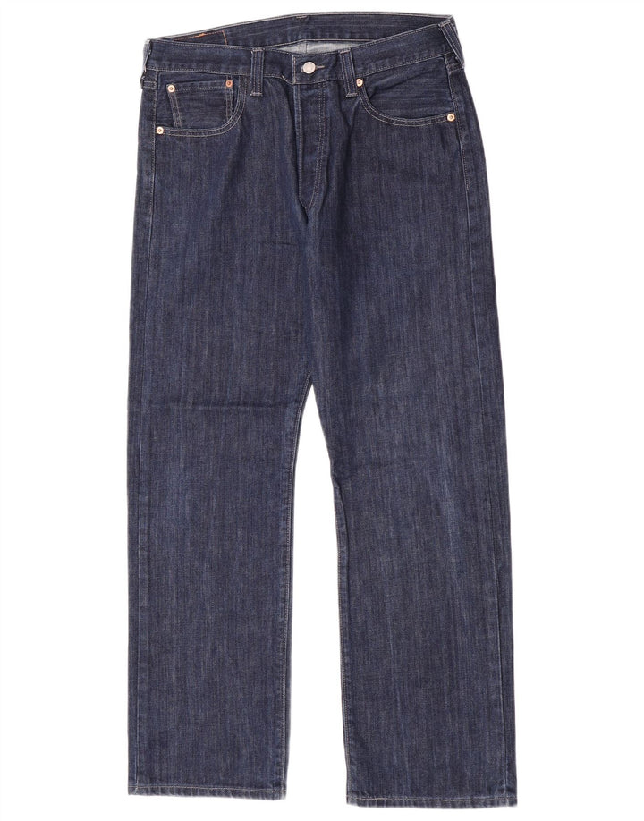 Levi's Vaqueros rectos 501 para hombre W36 L30 Algodón azul marino