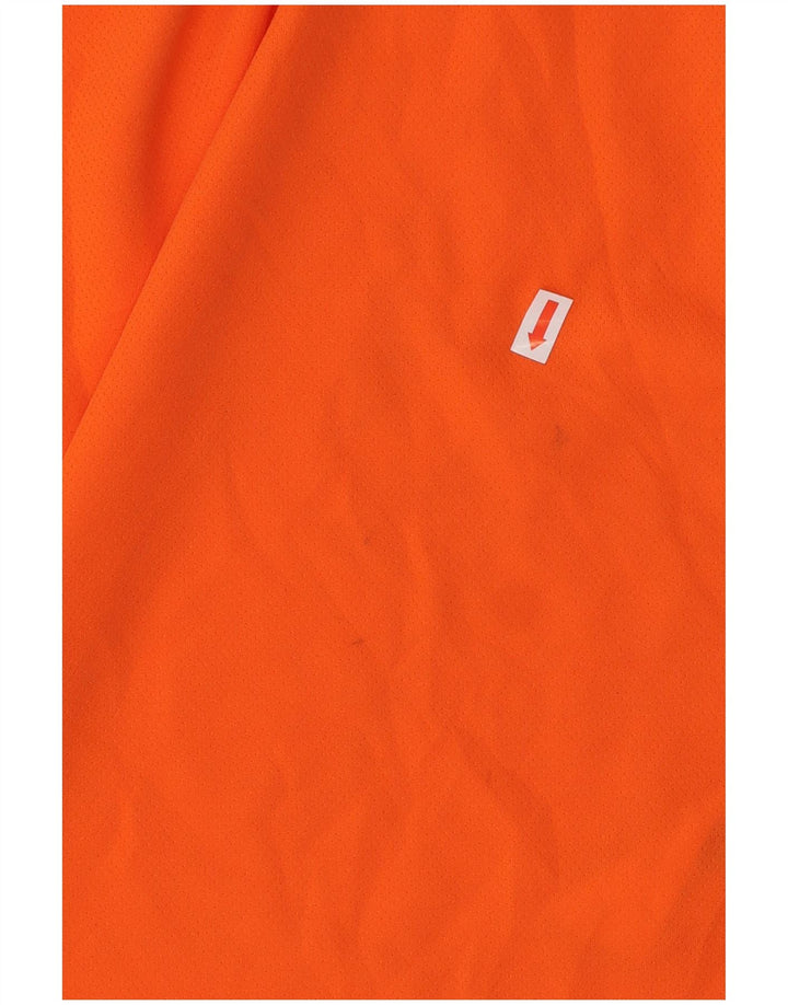 PUMA Camiseta para hombre Top Medium Orange Colourblock Poliéster