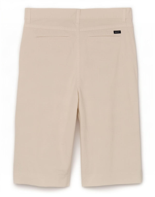 Bermudas Gant Mujer W30 Medium Off White Cotton