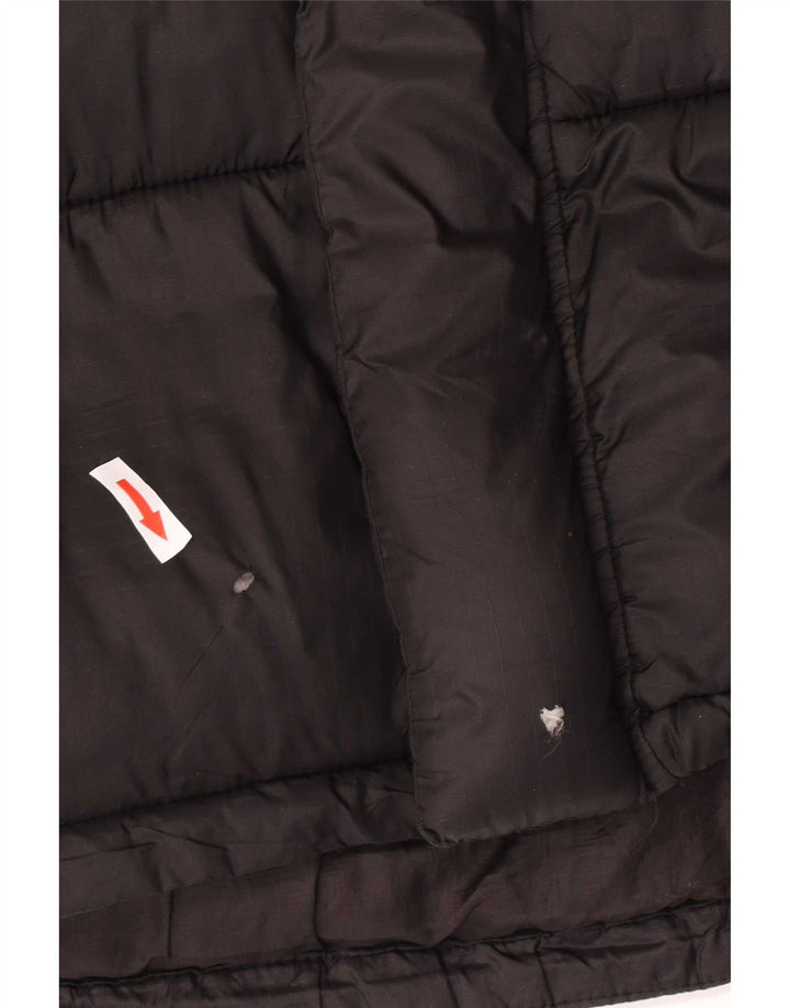 Zara Hombre Chaqueta Acolchada ES 38 Mediana Poliamida Negra