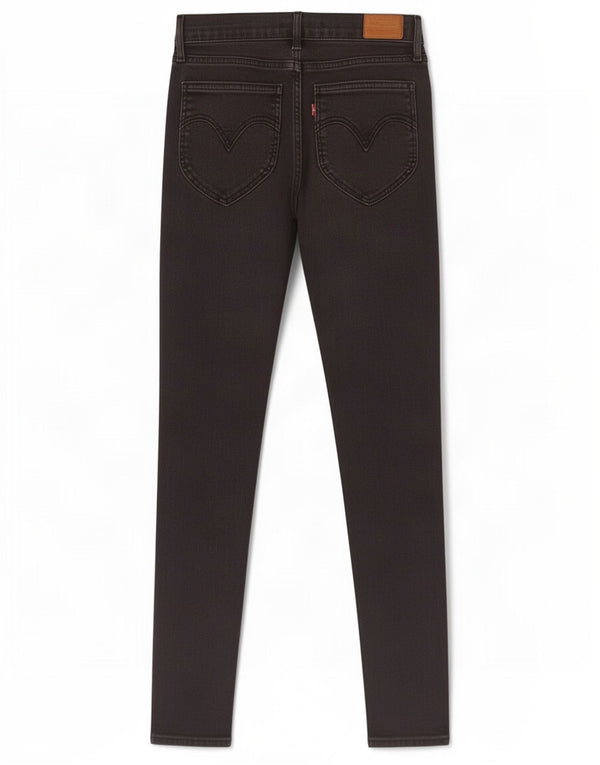 Levi's Vaqueros pitillo retro de talle alto para mujer W29 L28 Algodón negro