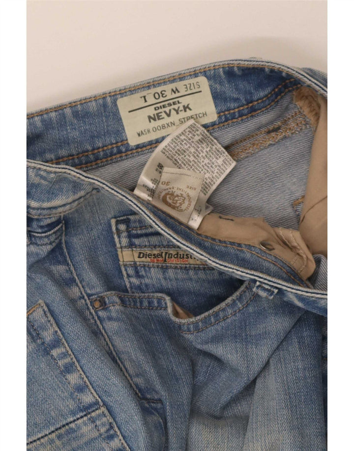 Diesel Mujer Nevy Slim Jeans W30 L29 Algodón Azul