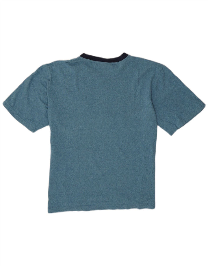 Camiseta Asics Hombre Top Medium Blue Moteado De Algodón