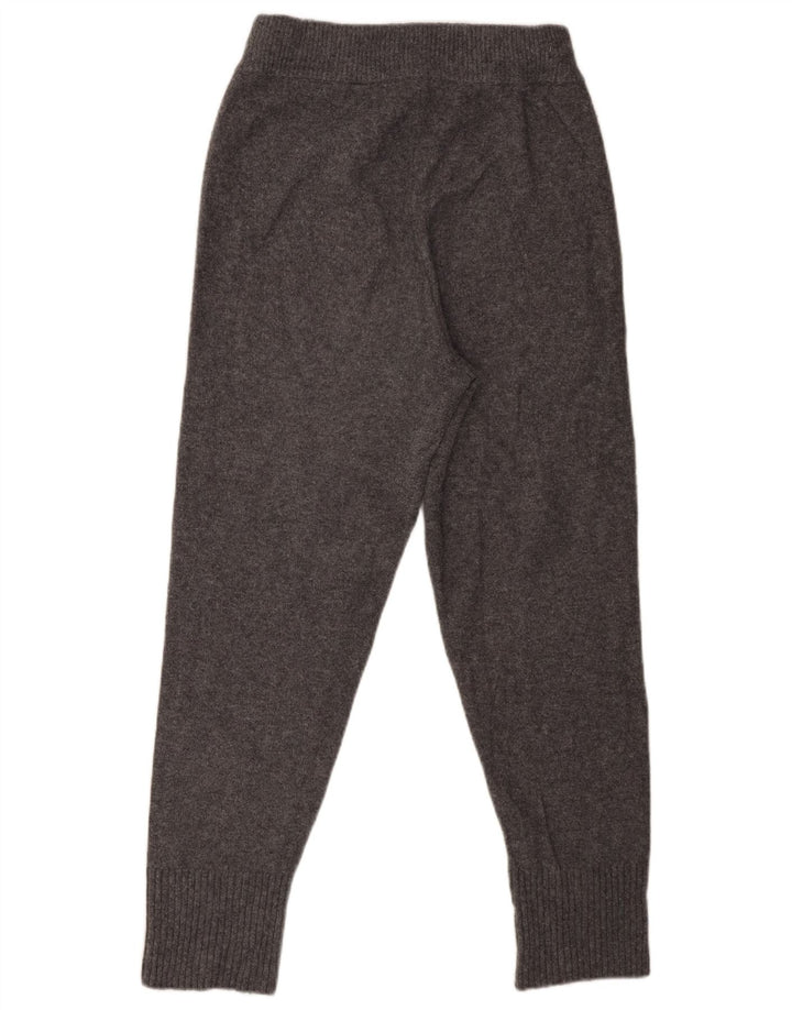 Zara Mujer Chándal Pantalones Joggers UK 10 Small Gris Poliéster
