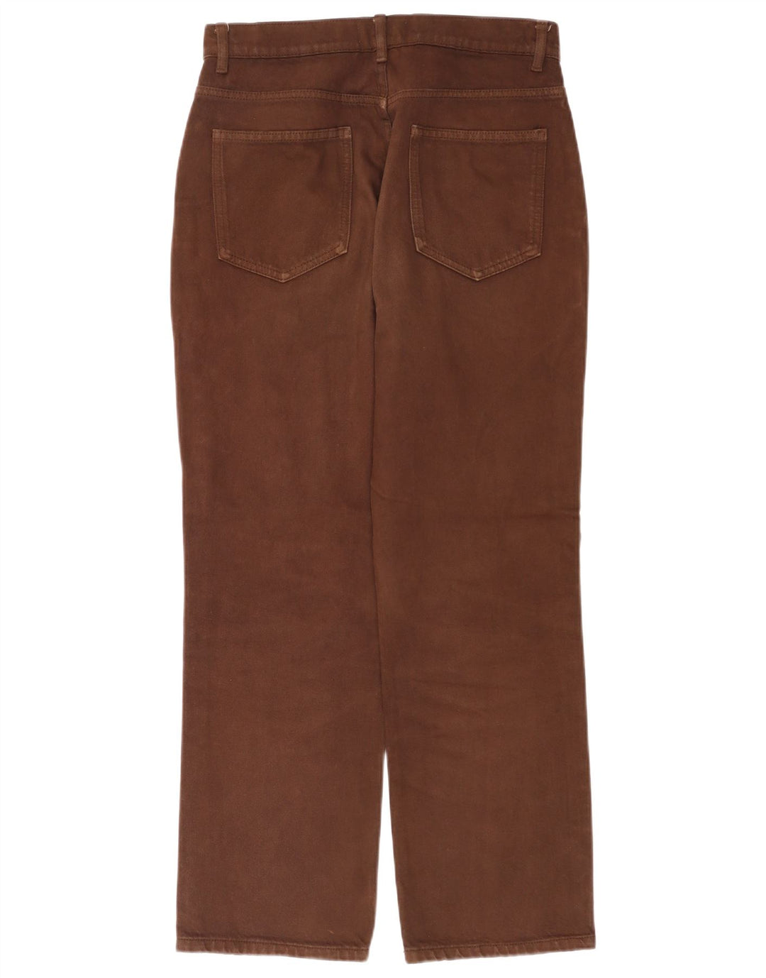 Zara Jeans Rectos De Tiro Alto Para Mujer EU 40 Medium W30 L28 Marrón