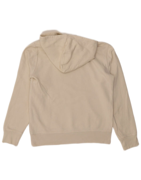 CHAMPION Jersey con capucha gráfico para mujer Reino Unido 14 Algodón blanco mediano