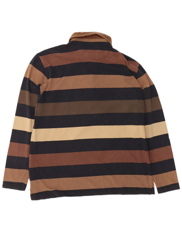 Marlboro Classics Polo Manga Larga Hombre XL Rayas Multicolor