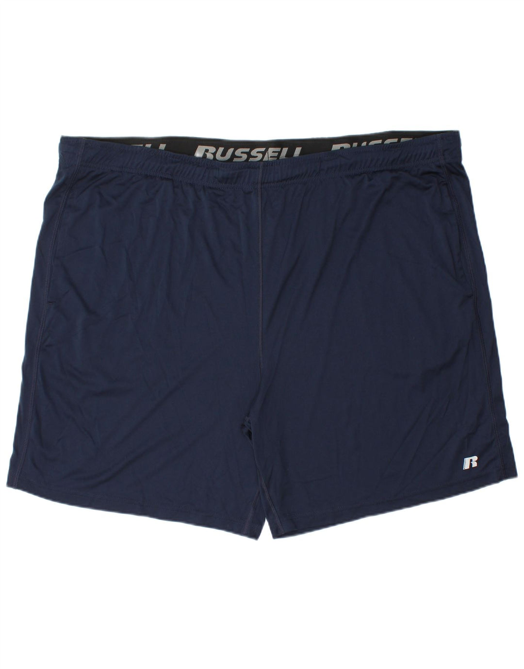RUSSELL ATHLETIC Pantalones cortos deportivos Dri-Power para hombre 2XL Poliéster azul marino