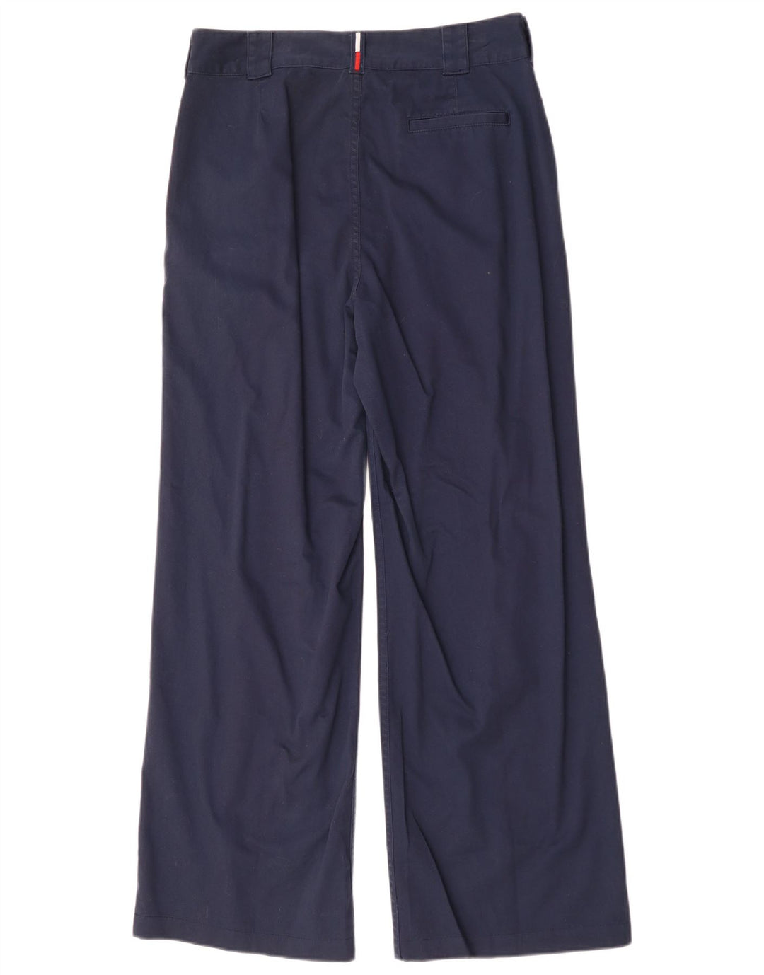 TOMMY HILFIGER Pantalones chinos con corte de bota para mujer US 12 Large W32 L30 Azul marino