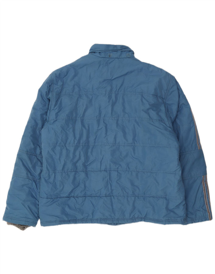 Adidas Chaqueta acolchada para hombre ES 42 XL Poliéster azul