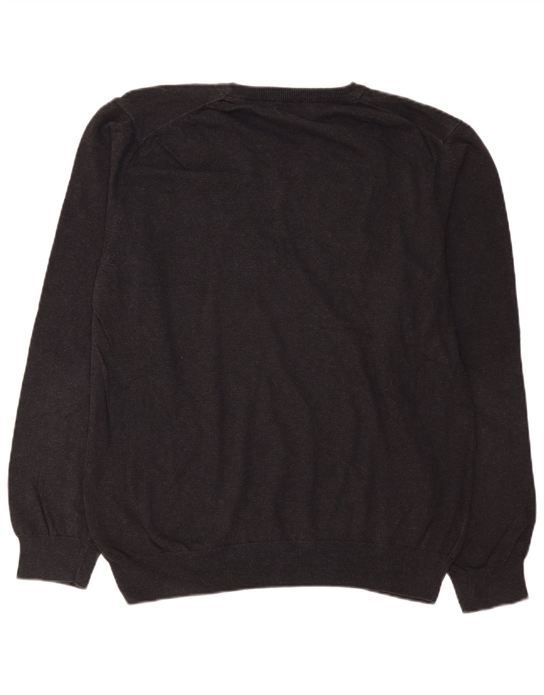 GANT Jersey con cuello en V para mujer XL Gris Algodón