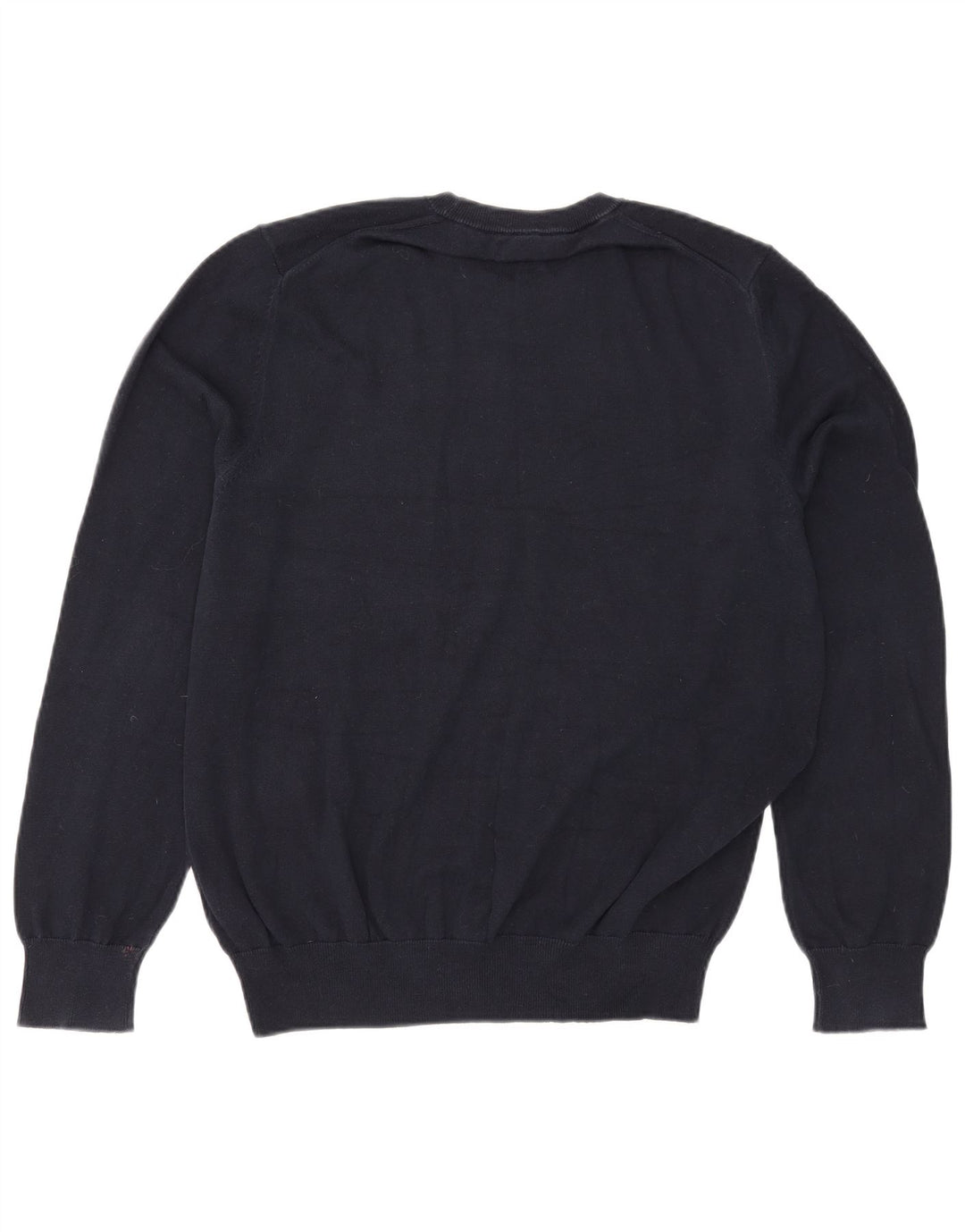 Marks & Spencer - Jersey de cuello redondo para hombre, talla grande, algodón azul marino