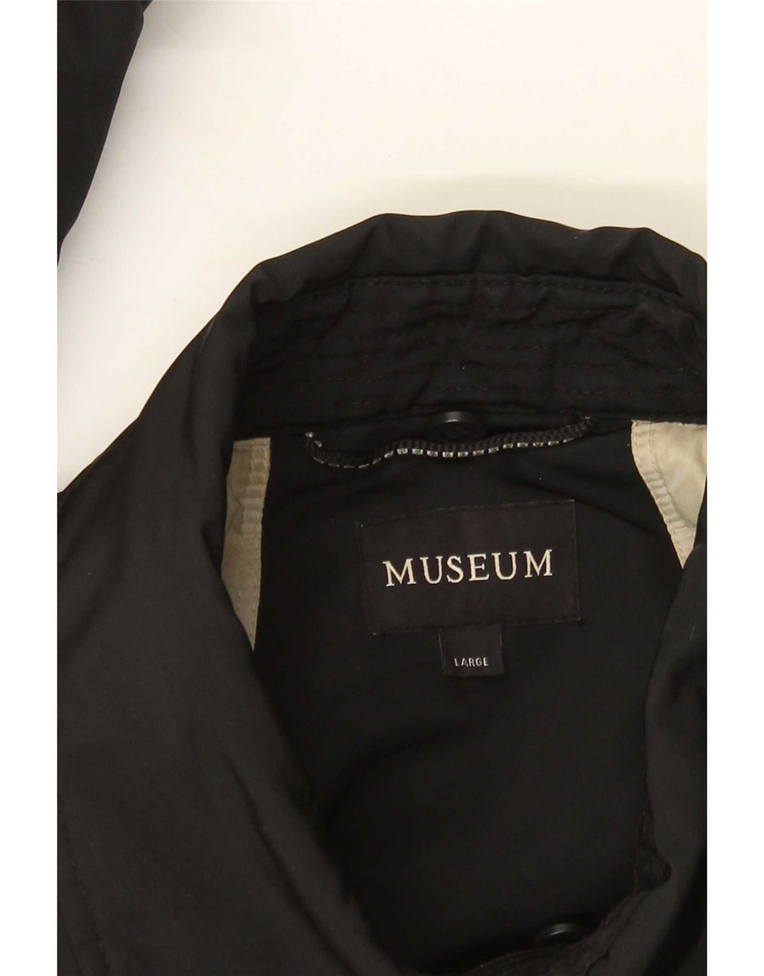 Museum Chaqueta utilitaria para mujer UK 44 Grande Poliéster negro