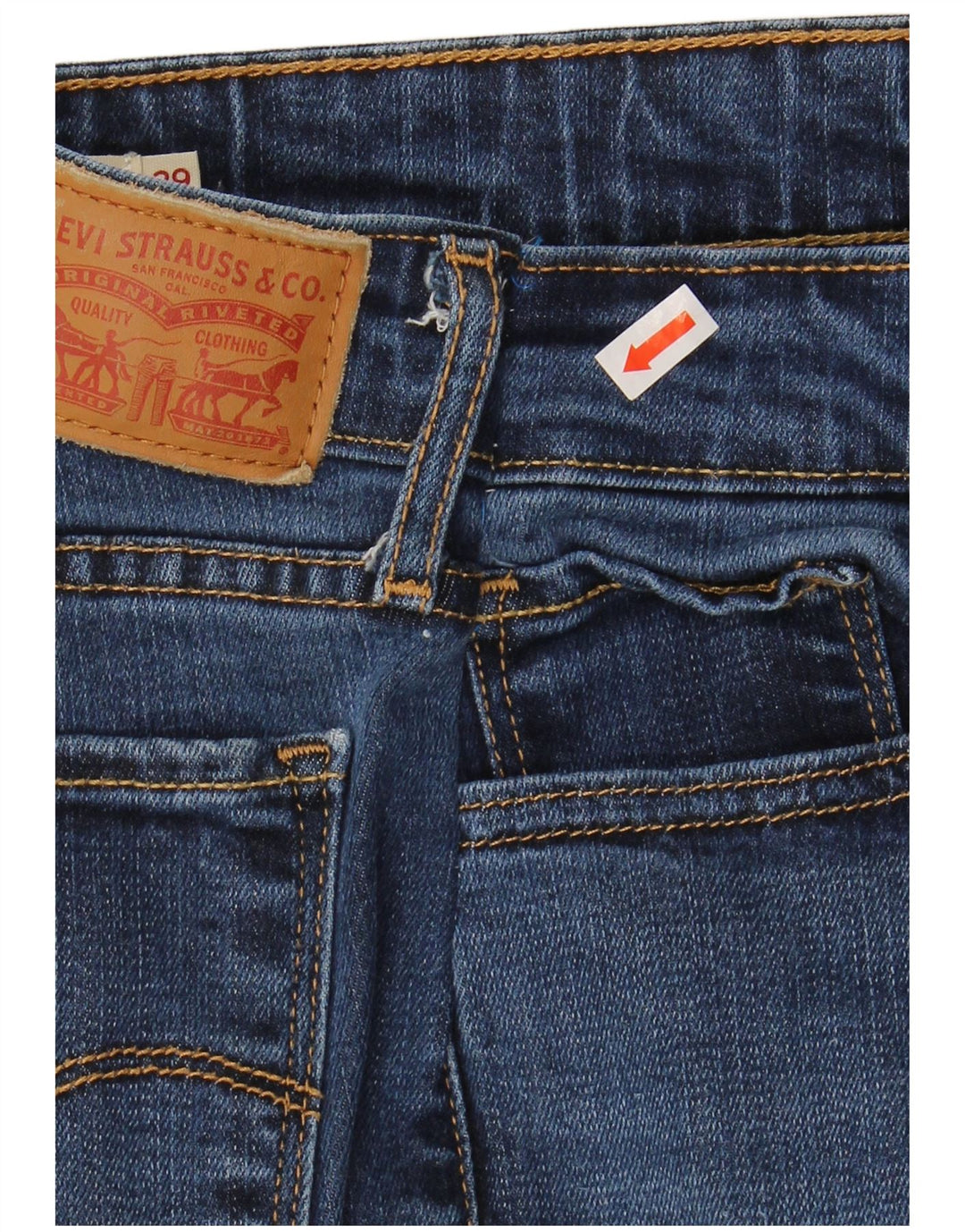 LEVI'S Vaqueros pitillo 711 para mujer W29 L34 Lyocell azul