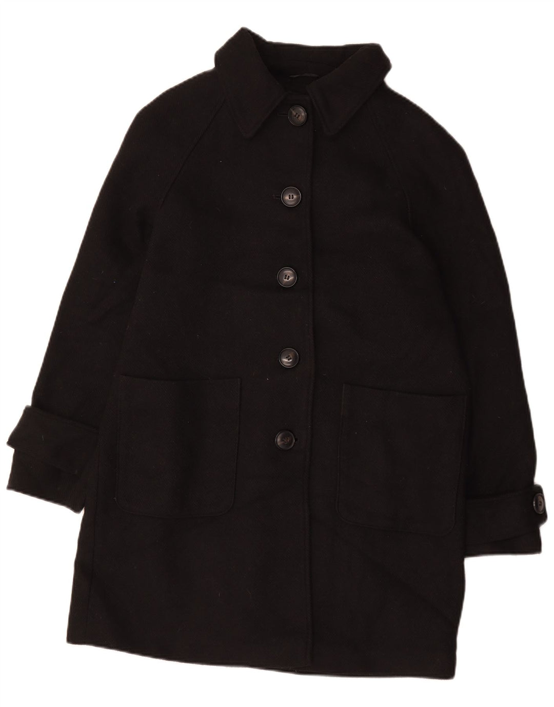 Marks & Spencer Abrigo para mujer UK 44 Grande Poliéster negro