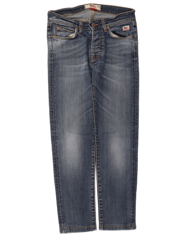 Roy Rogers Vaqueros rectos para hombre W30 L26 Algodón azul