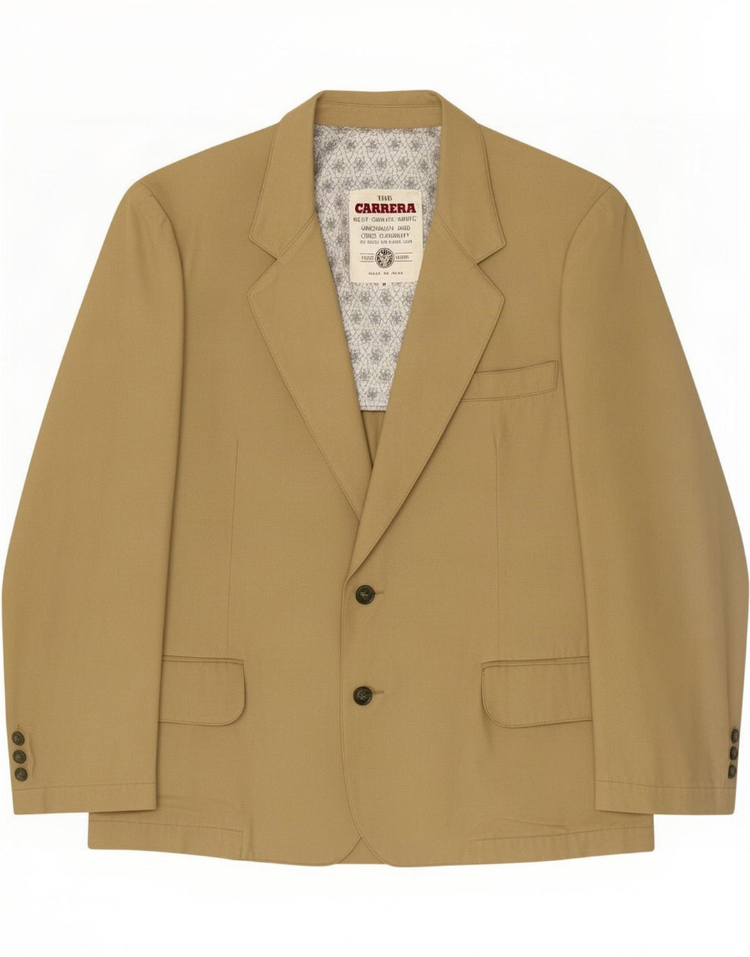 Chaqueta tipo blazer de 2 botones para hombre Carrera UK 38 Viscosa beige mediana