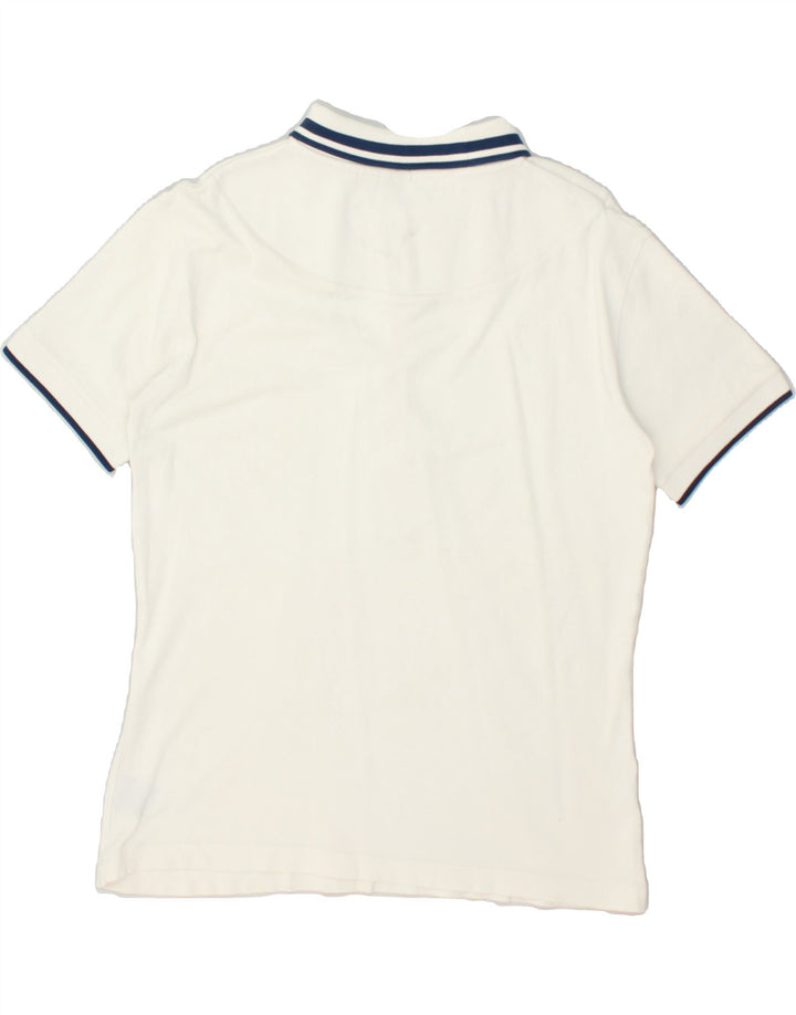 FILA Womens Polo Shirt UK 16 Large White | Vintage Fila | Thrift | Second-Hand Fila | Used Clothing | Messina Hembry 