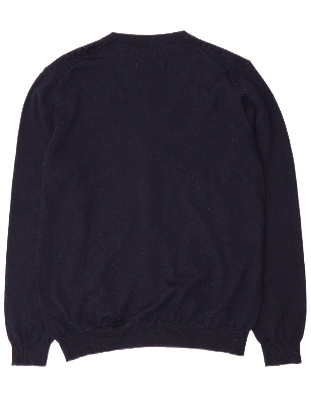 Marks & Spencer - Cárdigan para hombre, talla grande, lana merino, color azul marino