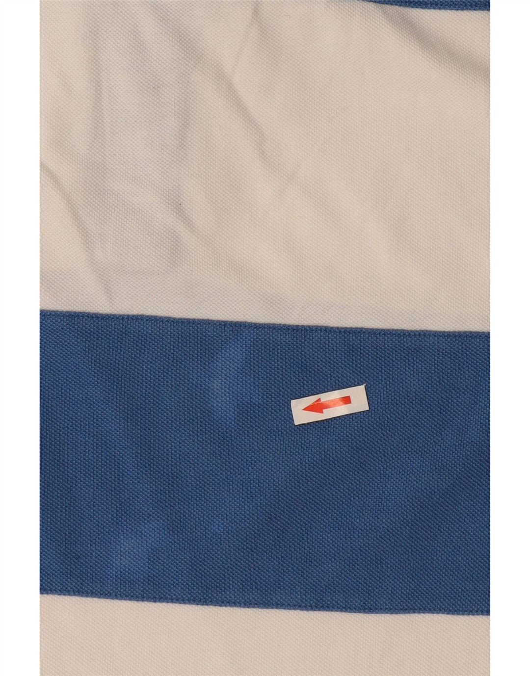 Tommy Hilfiger Polo de ajuste personalizado para hombre de algodón a rayas azules grandes