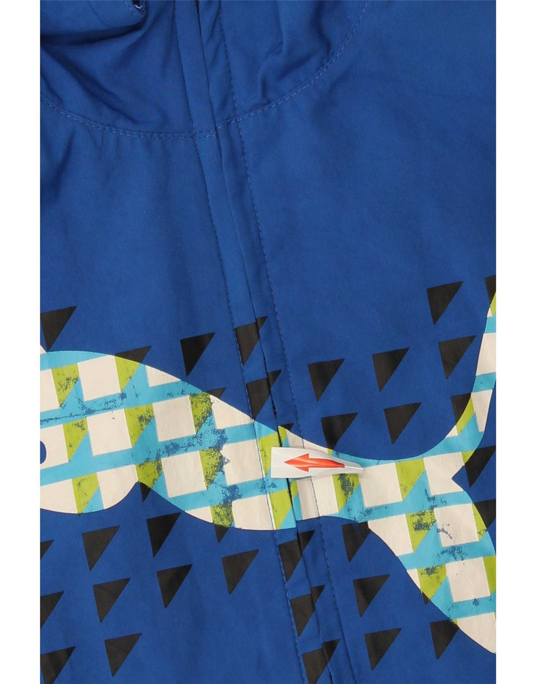 Puma Boys Graphic Chándal Top Chaqueta 9-10 Años Azul Poliéster
