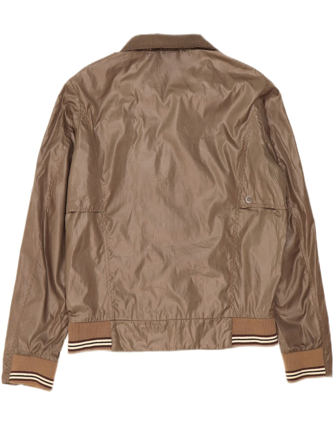 ENERGIE Womens Utility Jacket UK 16 Large Beige Polyester Vintage Energie and Second-Hand Energie from Messina Hembry 