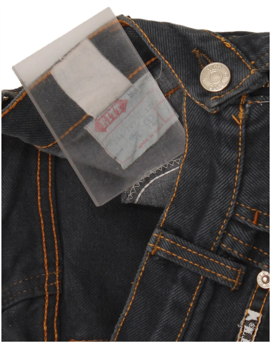 Vaqueros Ritt Mujer Rectos W26 L30 Azul Marino Algodón