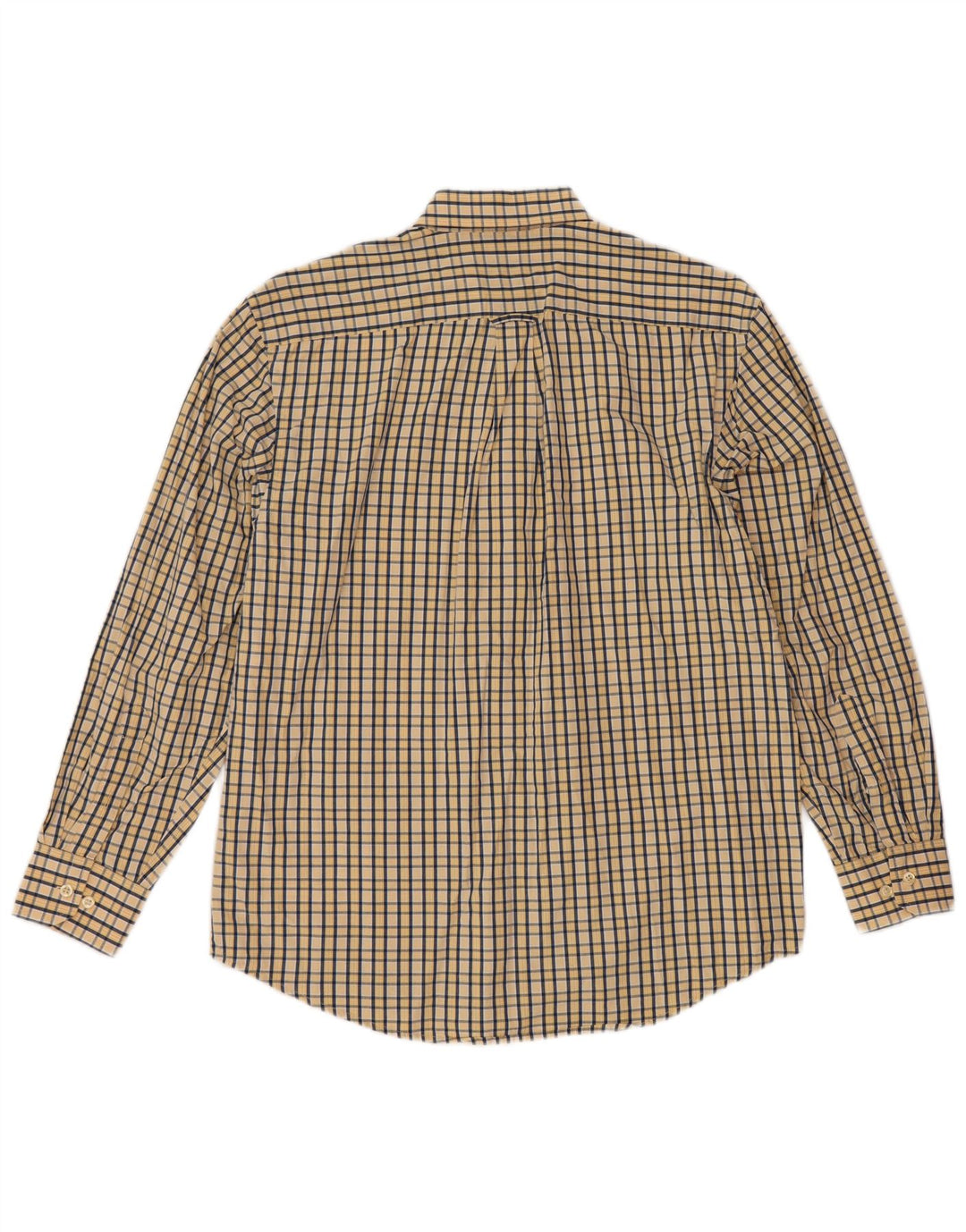 IZOD Camisa Hombre Algodón Vichy Amarillo Medio