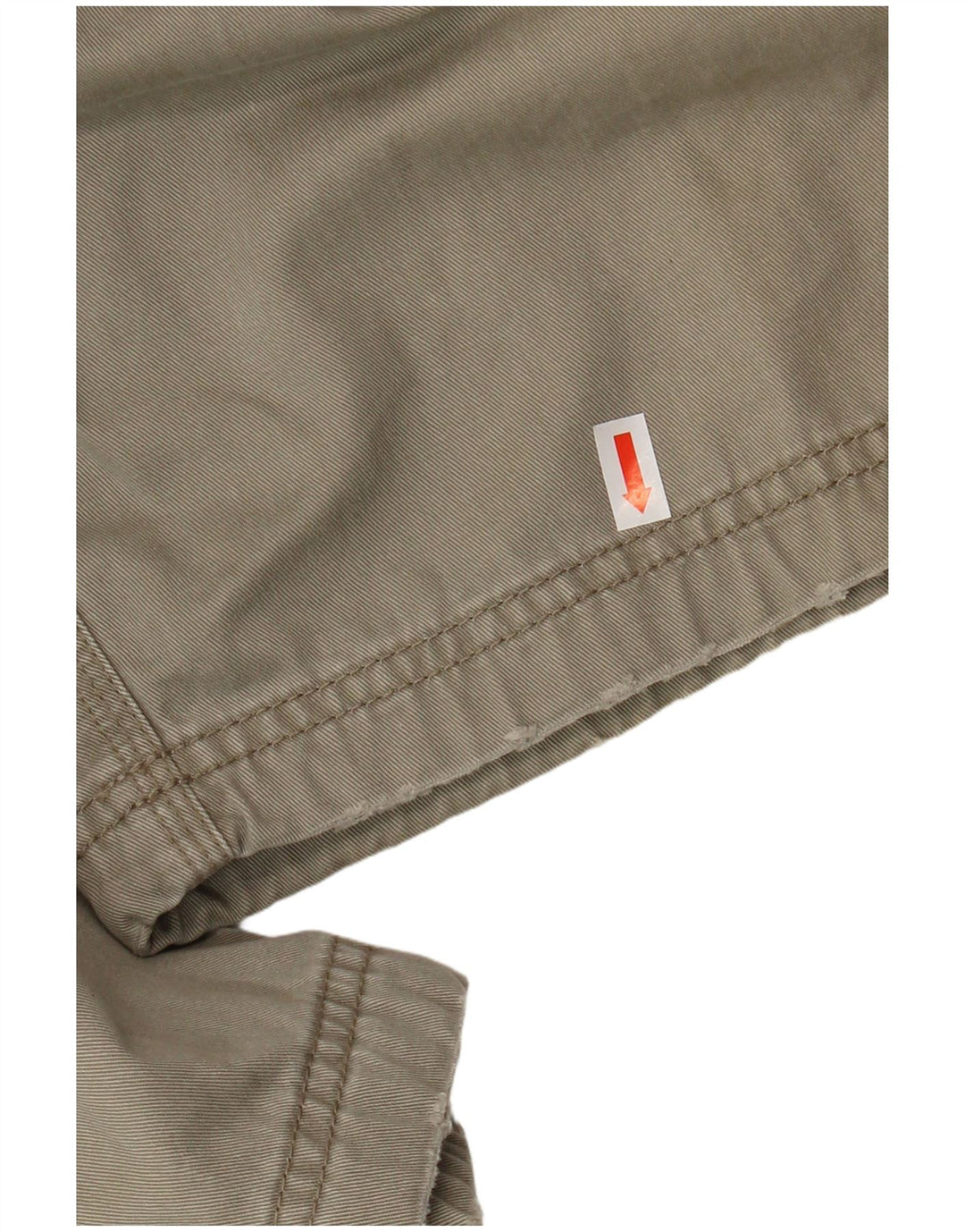 BENETTON Pantalones cortos cargo para hombre IT 46 Small W32 Algodón beige