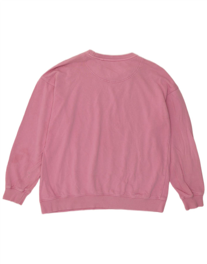 FAT FACE Sudadera para mujer Jumper UK 12 Medium Pink Cotton