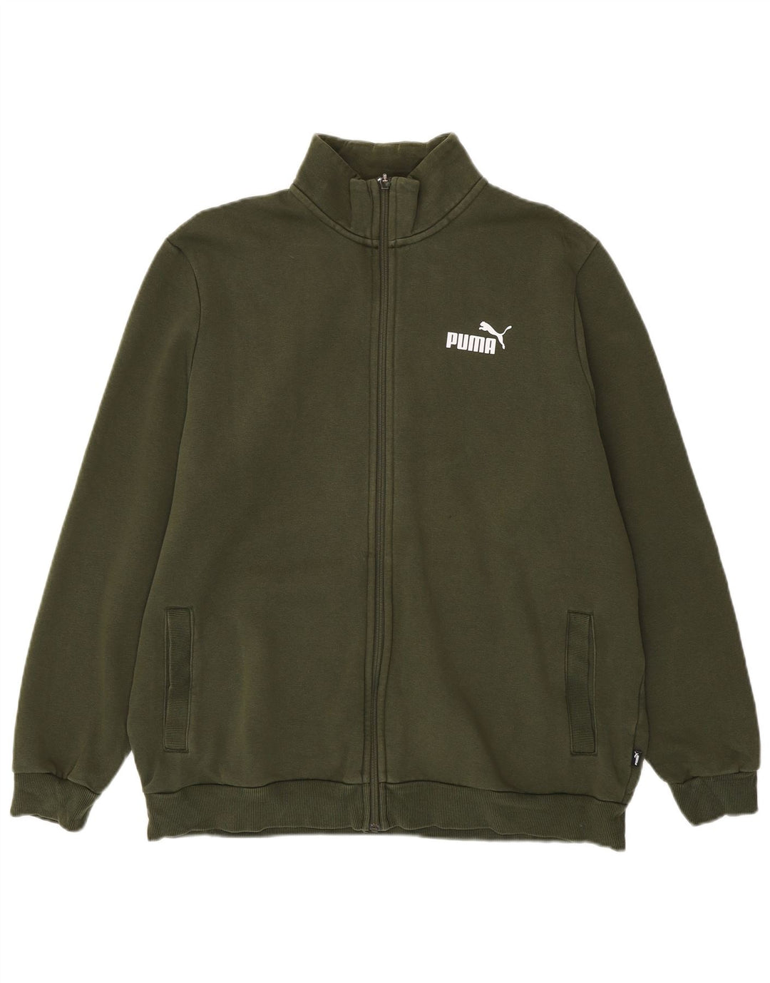 PUMA Chaqueta de Chándal para Hombre XL Algodón Caqui