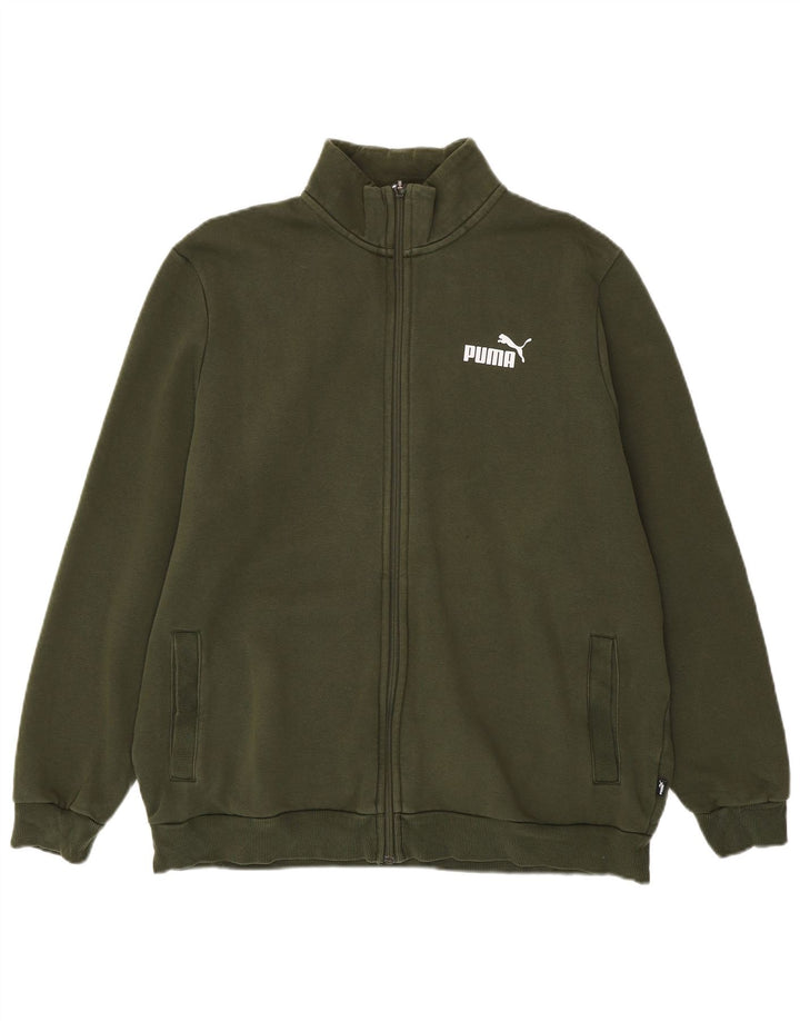 PUMA Chaqueta de Chándal para Hombre XL Algodón Caqui