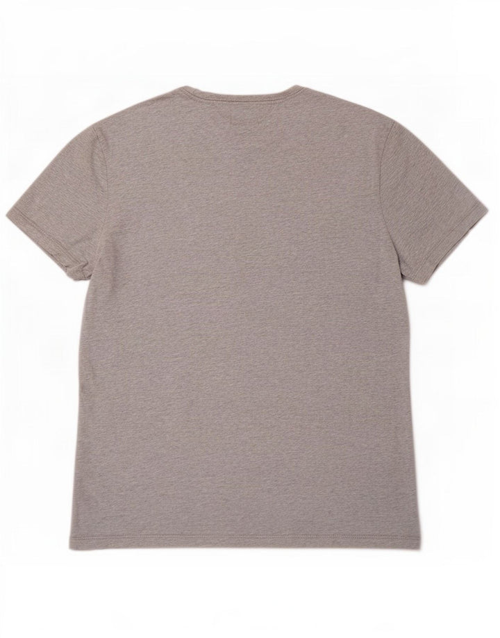 Camiseta Tommy Hilfiger Hombre Top Algodón Gris Medio