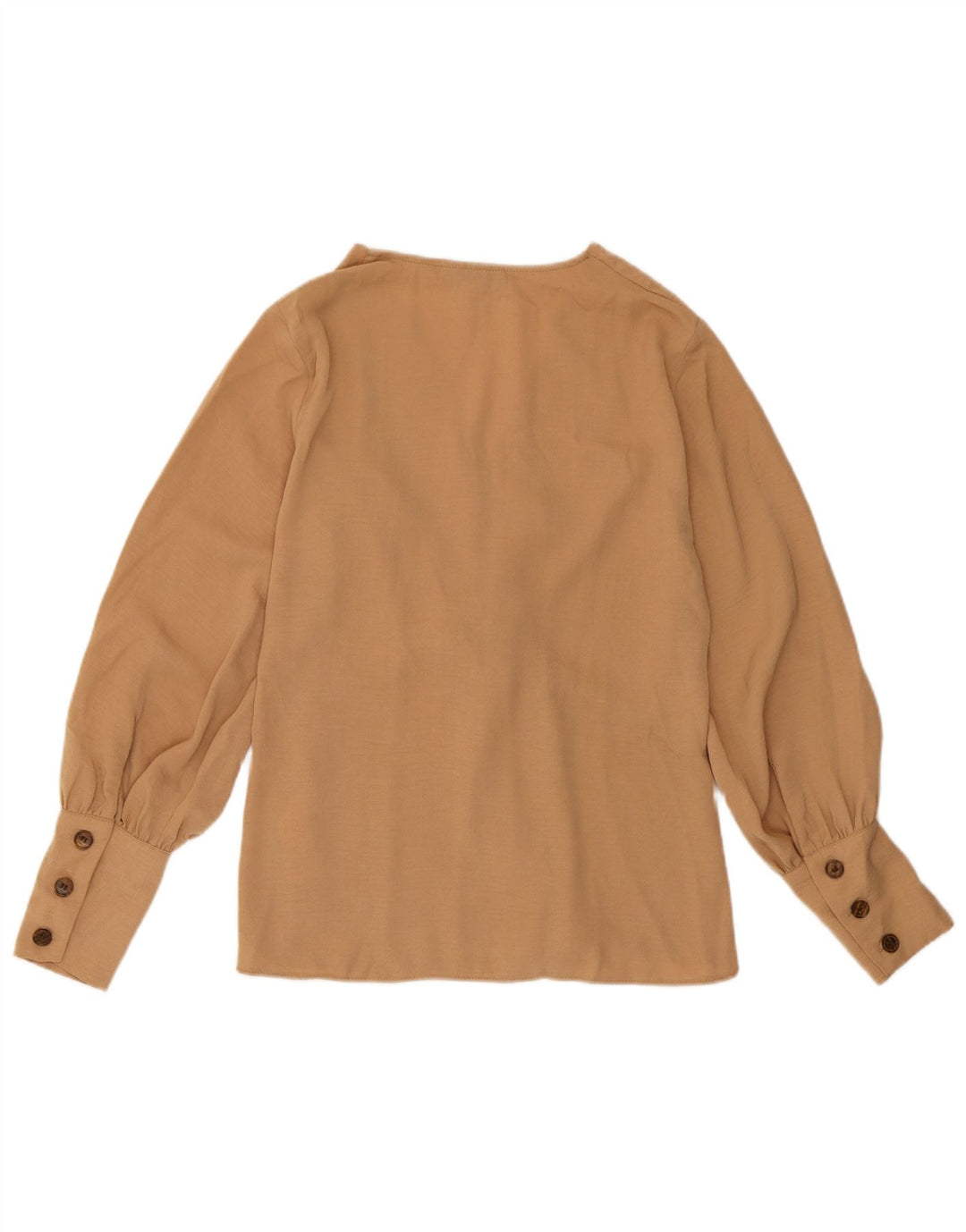 Topshop Blusa para mujer Top UK 6 XS Marrón Poliéster