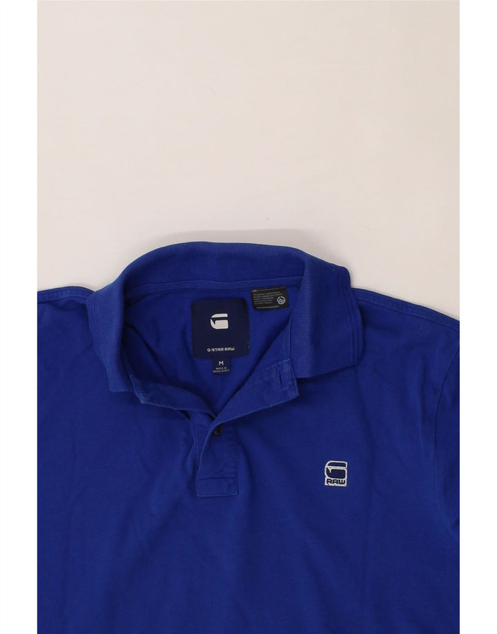 G-STAR Mens Polo Shirt Medium Blue Cotton Vintage G-Star and Second-Hand G-Star from Messina Hembry 
