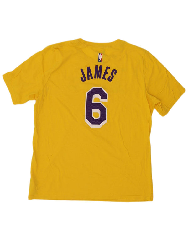Nike Boys Lakers Graphic Camiseta Top 13-14 años XL Amarillo