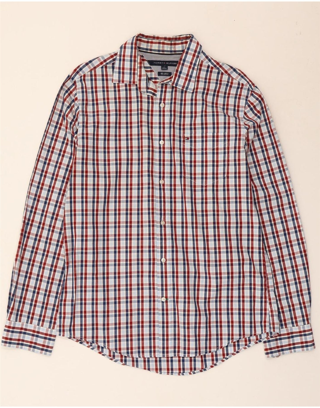 Camisa Tommy Hilfiger Hombre Medium Multicolor Check Cotton