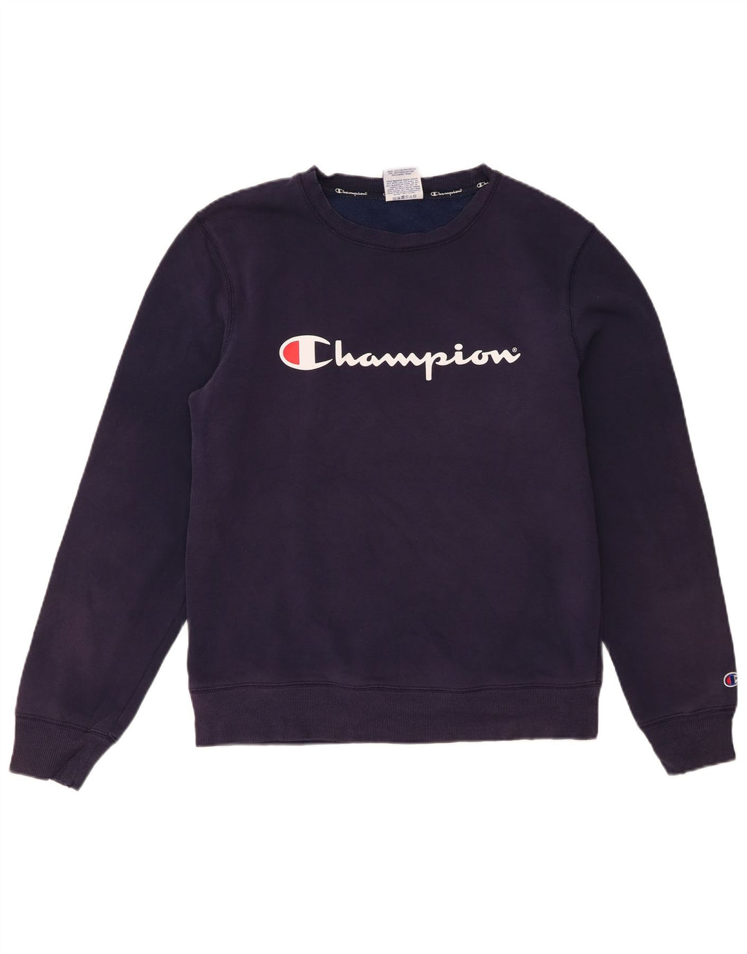 Champion Sudadera Gráfica para Hombre Jersey Pequeño Algodón Azul Marino