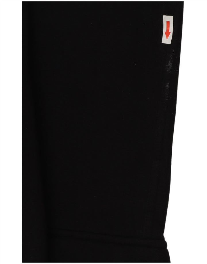 Zara Mujer Pantalones De Chándal Cargo De Ajuste Suelto UK 42 Medium Negro