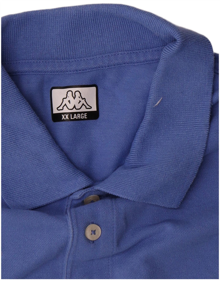 Kappa Polo Hombre 2XL Algodón Azul