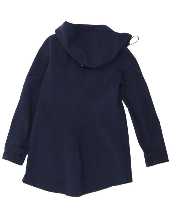 Nautica Chaqueta impermeable con capucha para mujer UK 40 Grande Poliéster azul marino