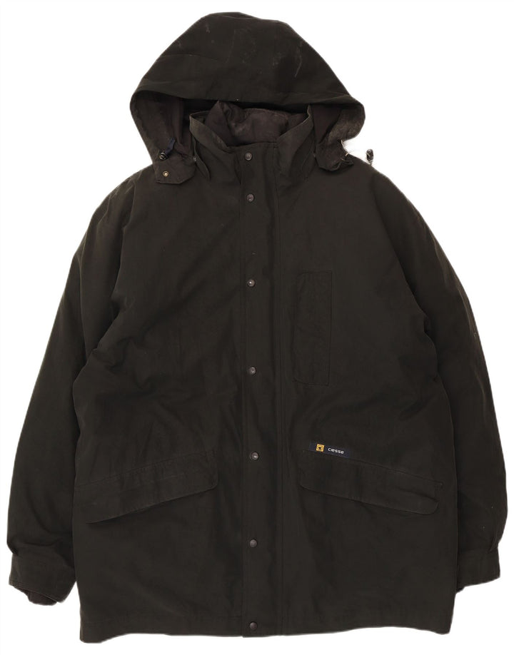 Ciesse Piumini Chaqueta acolchada con capucha para hombre IT 50 Large Poliéster negro