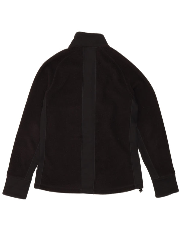 ASICS Chaqueta polar para mujer UK 10 Small Poliéster negro