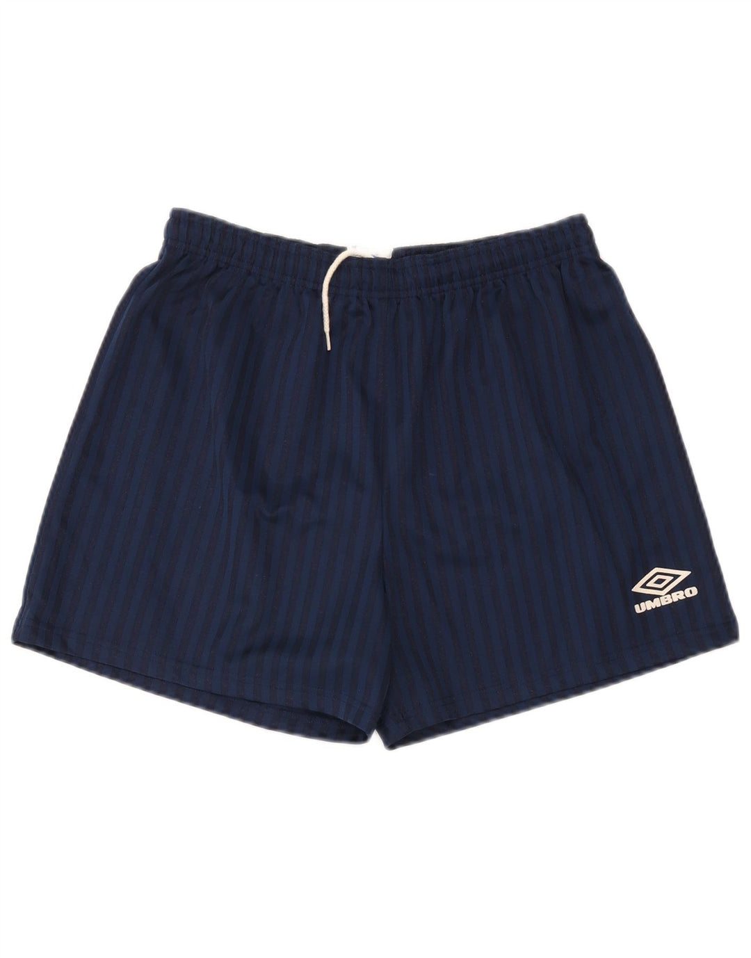 Pantalones cortos deportivos Umbro para hombre Poliéster a rayas azul marino mediano