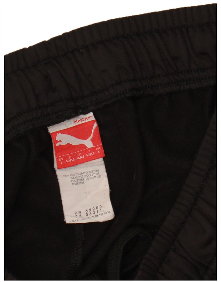 Puma - Pantalones cortos deportivos para hombre (talla grande), color negro, poliéster