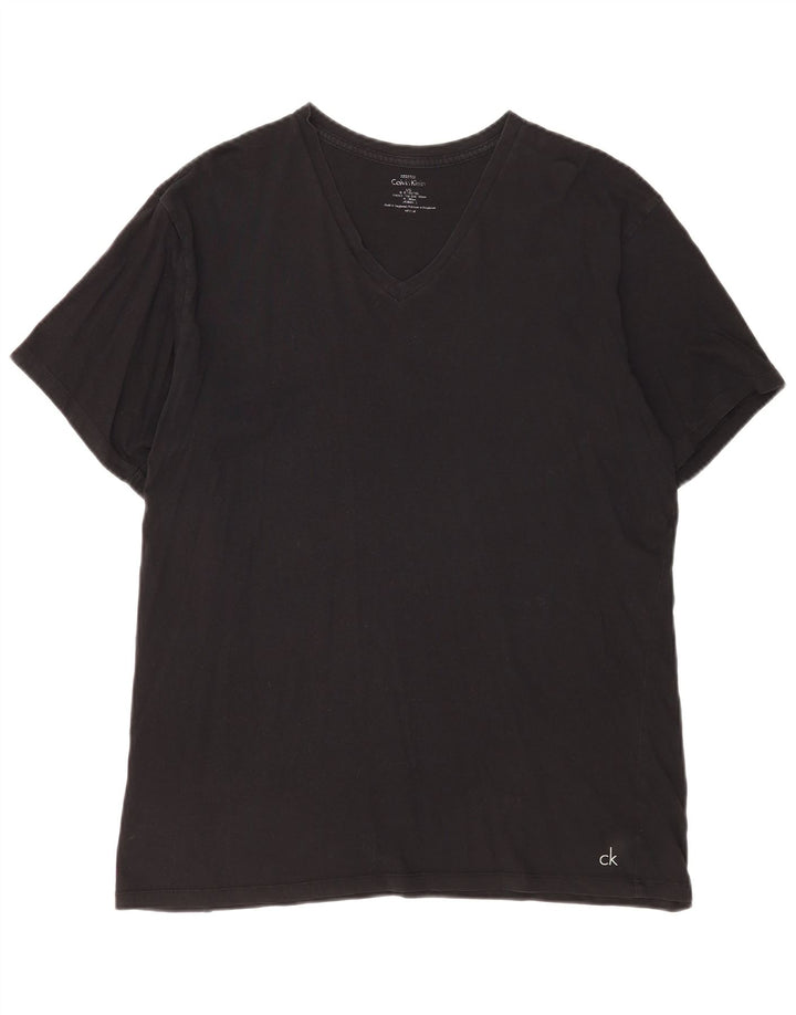 Calvin Klein - Camiseta para hombre, talla grande, color negro