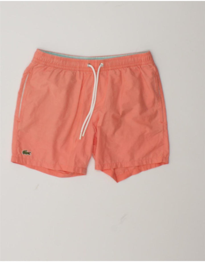 Bañador Lacoste Hombre Small Naranja Algodón