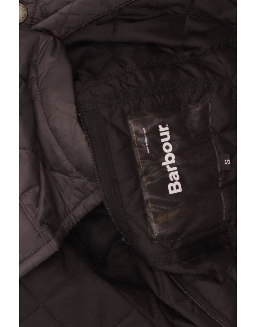 Barbour Chaqueta acolchada holgada para hombre UK 36 Small Poliamida negra